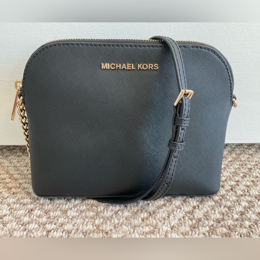 MICHAEL KORS - Small Crossbody Tote w/ Gold Tone Accents - EUC